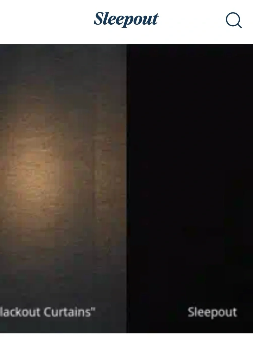 Sleepout Portable Blackout Curtains